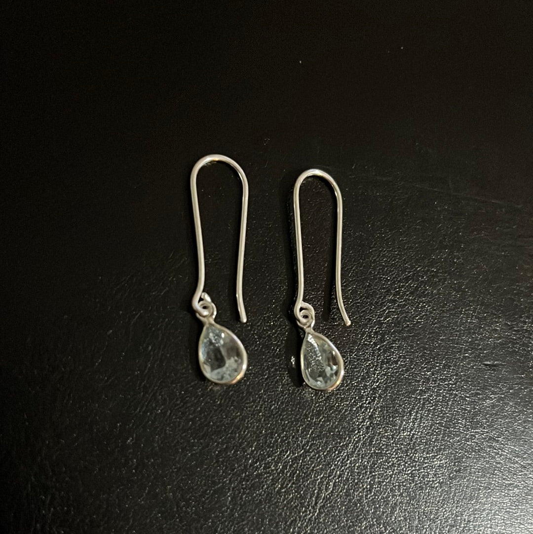 Blue Topaz s/s Drop Earring