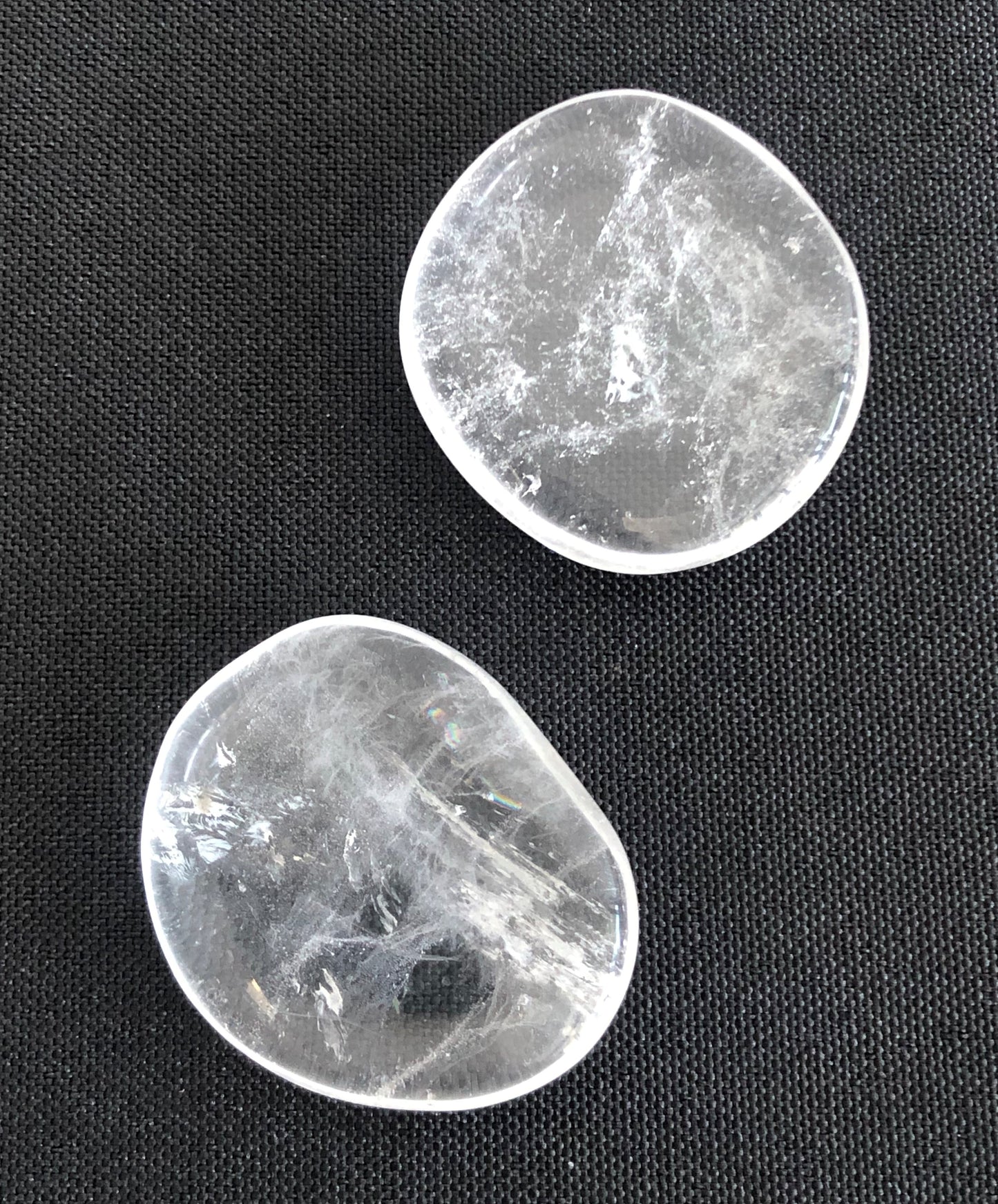 Clear Quartz Worry Stone
