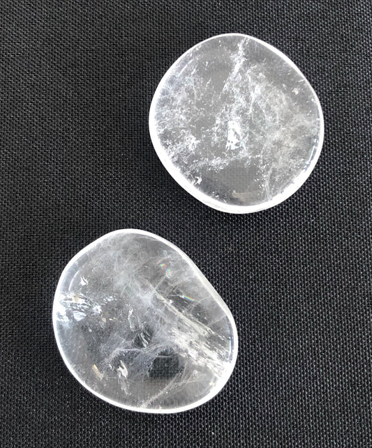 Clear Quartz Worry Stone
