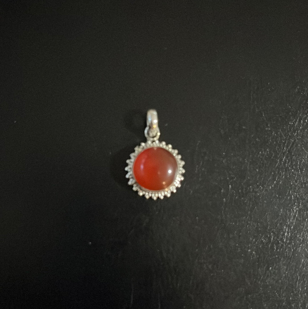 Carnelian s/s Pendant