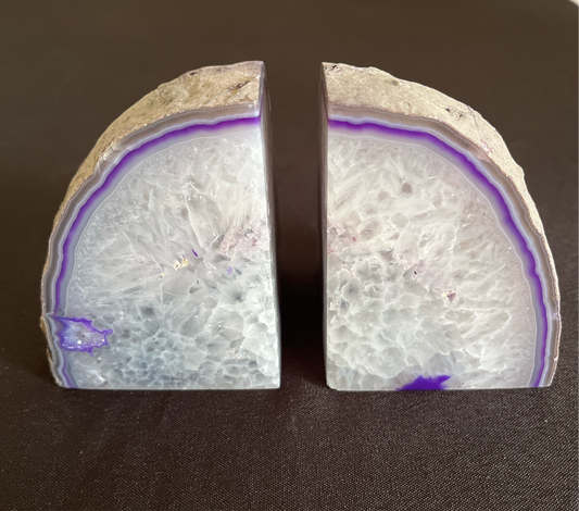Agate Bookend 001