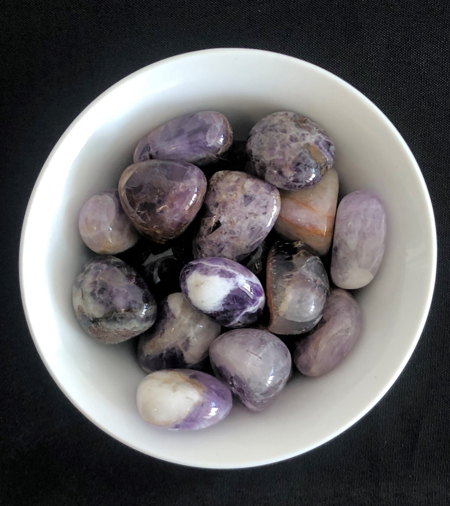 Chevron Amethyst Tumble