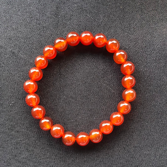 Carnelian Bead Bracelet