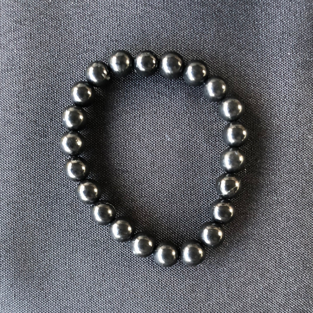 Shungite Bead Bracelet