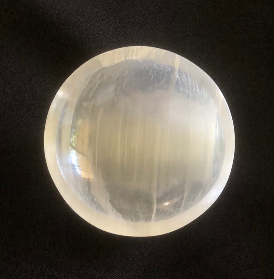 Round Selenite Bowl