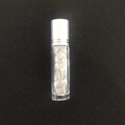 Clear Quartz Essential Oil Roller